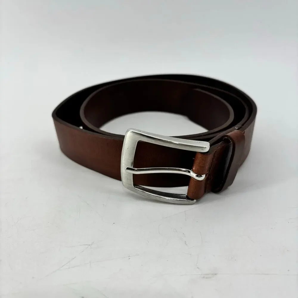 H&M Brown Size Small Leather Belt Unisex Women Men Casual Minimalist